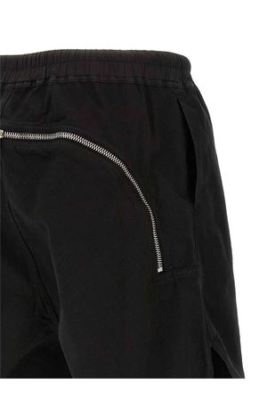 Black cotton canvas Bermuda shorts RICK OWENS DRKSHDW | DU01F4383CVS09